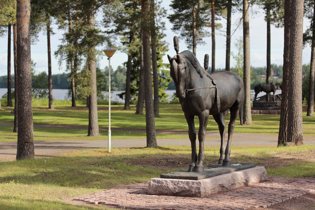 Sirkushevonen, Emil Cedercreutz, 1946. Kuva © Emil Cedercreutzin museo