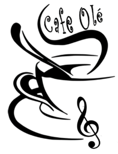 Kuvassa Cafe Olén logo.