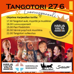 Tangotori juliste.