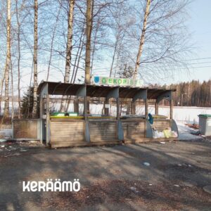 Kuva poistusvasta ekopisteestä.