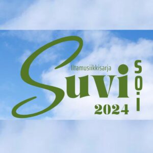 Pilvinen taivas, jossa suvi soi -logo päällä