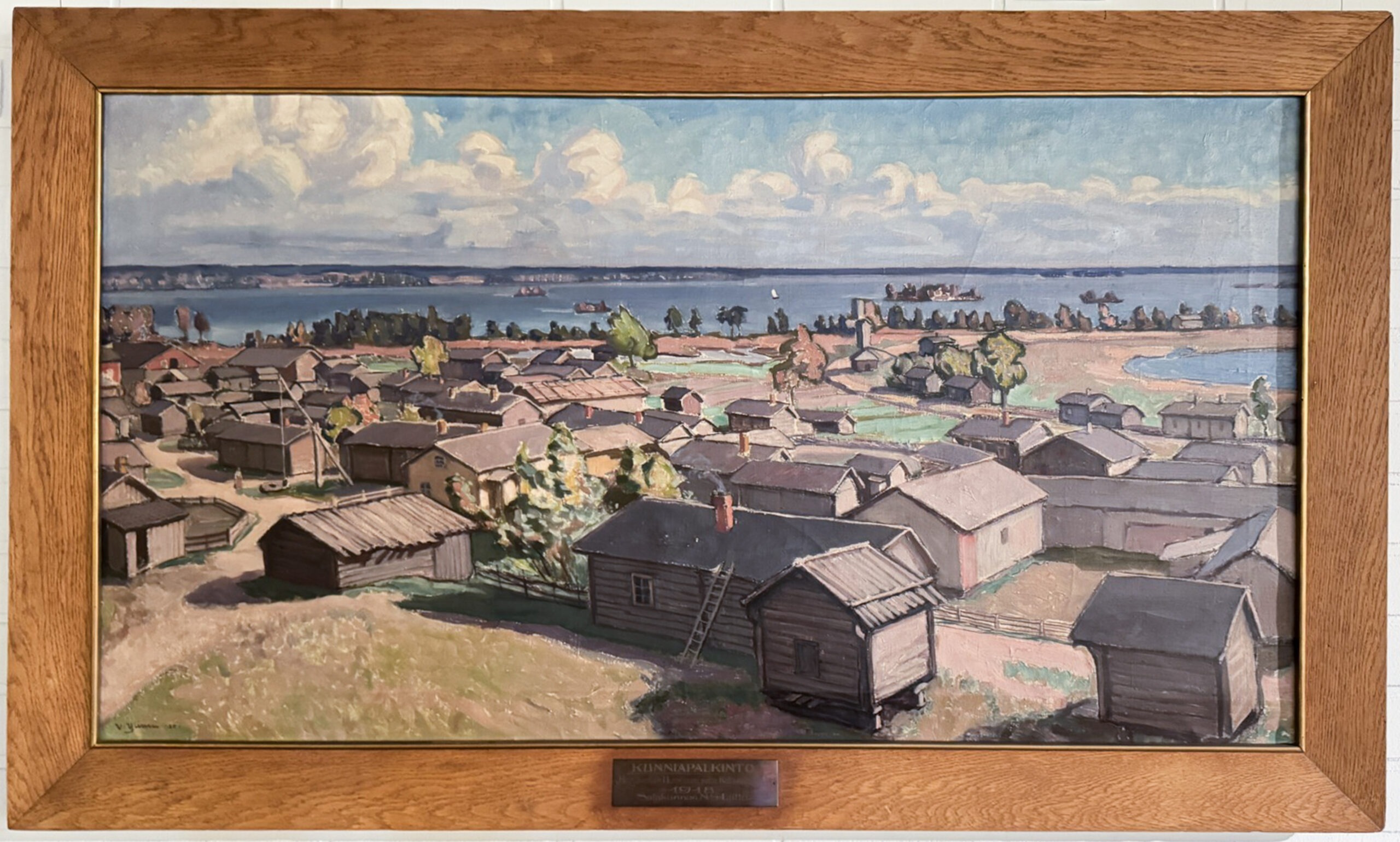 Kuvassa Vihtori Ylisen maalaus. Kuva © Emil Cedercreutzin museo. 