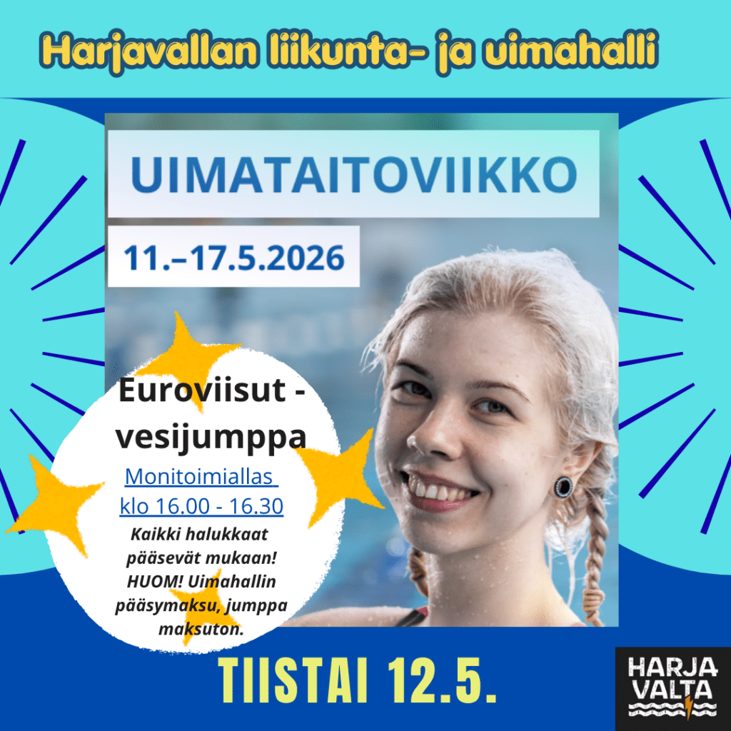 Uimataitoviikon ma 11. - su 17.5 materiaalia.