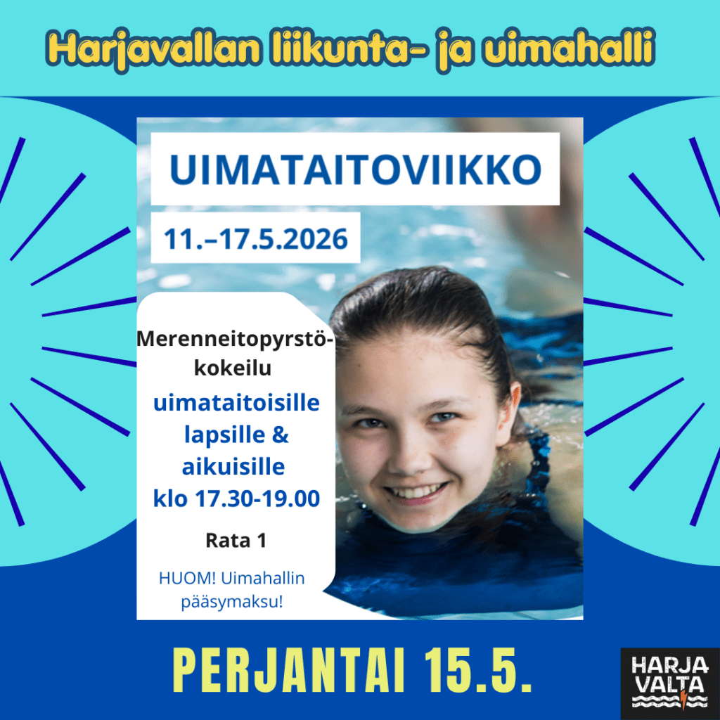 Uimataitoviikon ma 11. - su 17.5 materiaalia.