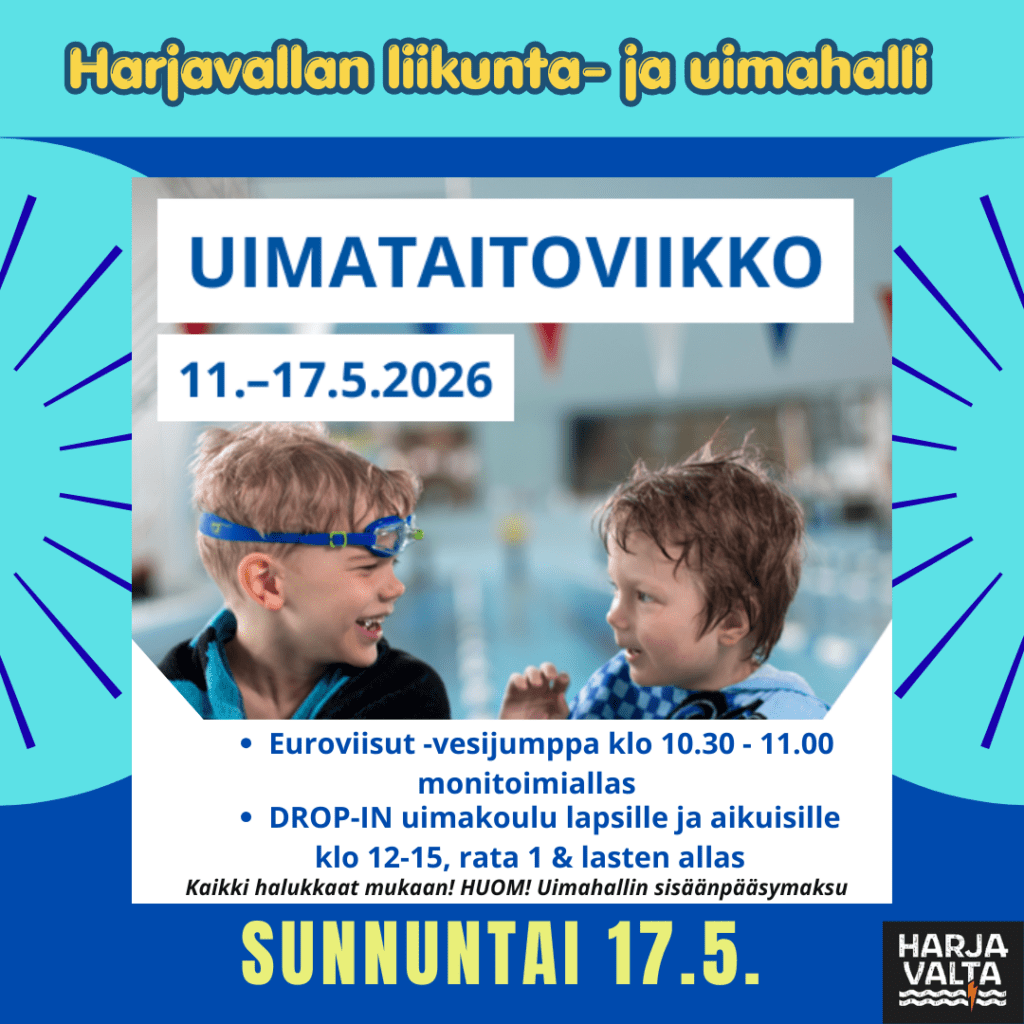 Uimataitoviikon ma 11. - su 17.5 materiaalia.